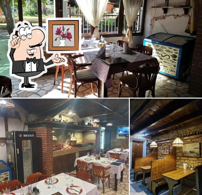 Gli interni di Restoran "Ivana"