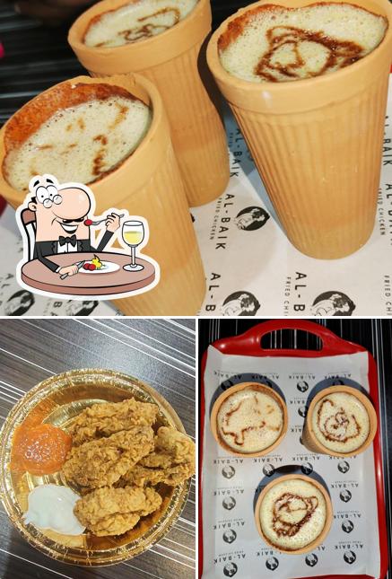Among different things one can find food and beverage at AL- BAIK FRIED CHICKEN