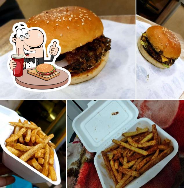Order one of the burgers offered by Highline Pizza- New York Thin Crust