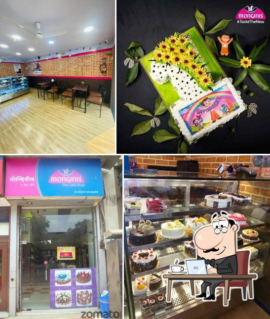 The interior of Monginis