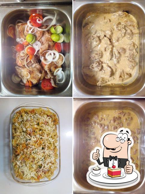 Desfrute de uma das sobremesas