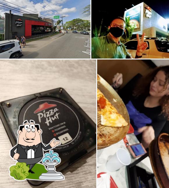 O exterior do Pizza Hut