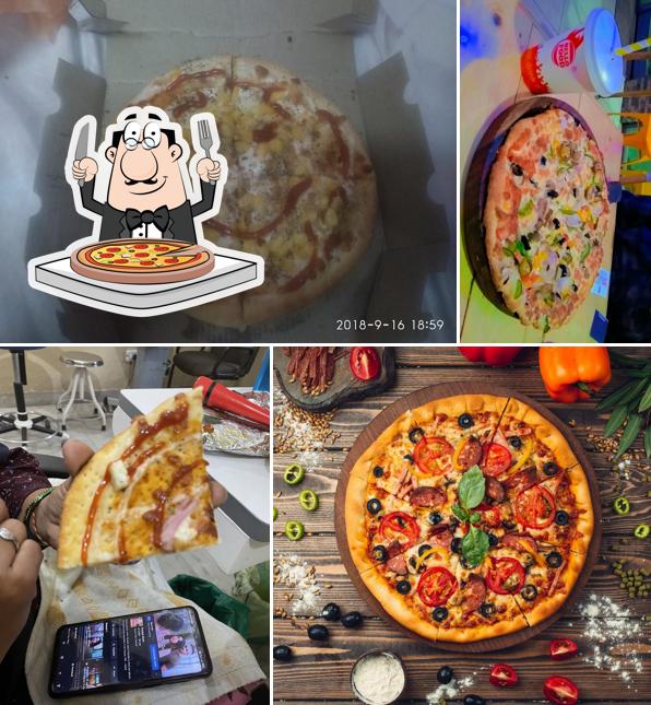 At Hello Food, you can get pizza