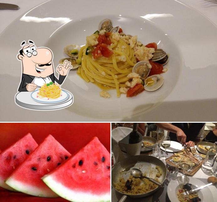 Spaghetti alla carbonara al Noa Ristorante di Pesce e Pizzeria