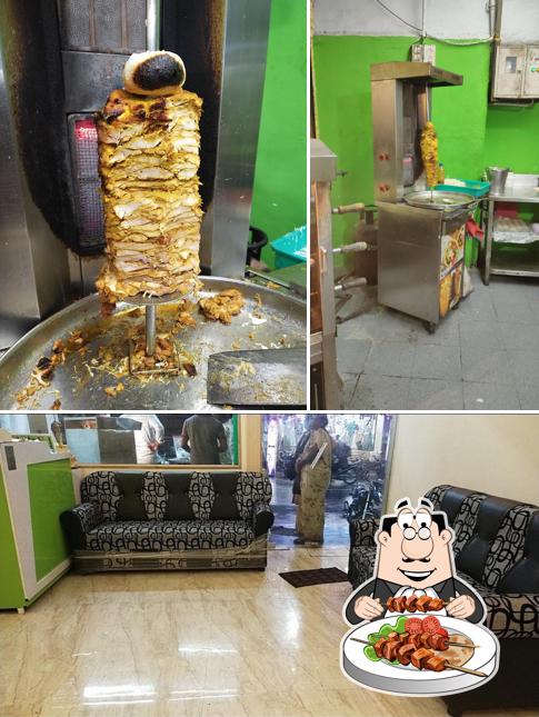 This is the picture displaying food and interior at UZHAVAR BIRYANI