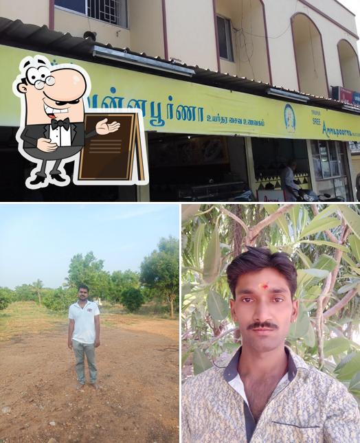 The exterior of Tirupur Sree Annapoorna
