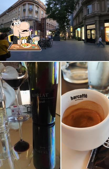 Tra le diverse cose da Vip Travel Caffe si possono trovare la cibo e esterno