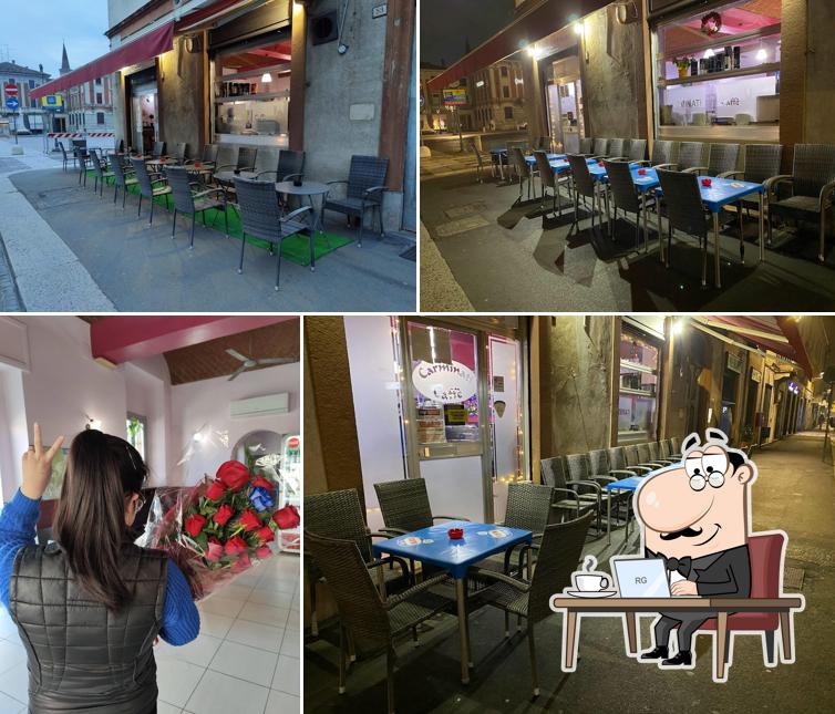 Gli interni di Carminati Caffè