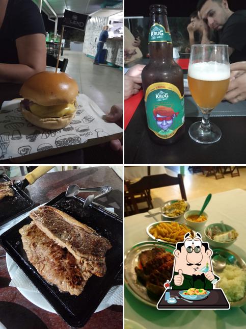 Comida em Container Steak Bar