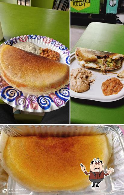 Creme brulee at MULBAGAL DOSA CORNER