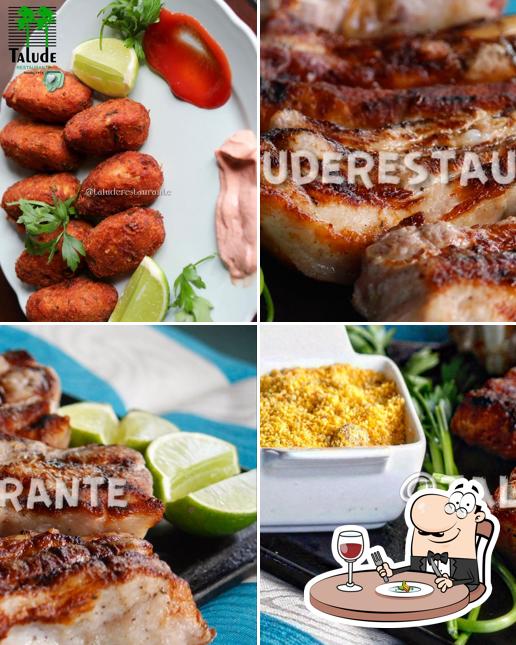 Platos en Restaurante Talude