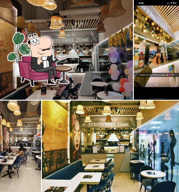 Check out how Stress Free Cafe looks inside