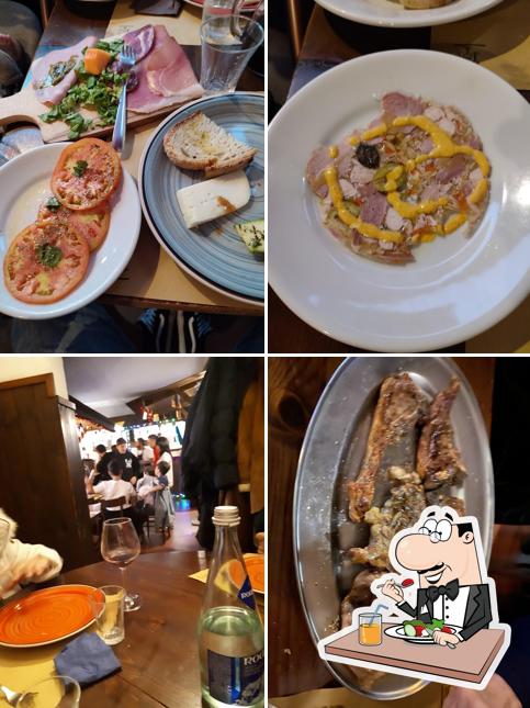 Platti al Trattoria Il Pipistrello