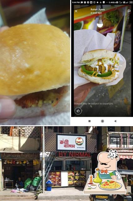 Among various things one can find food and exterior at Crunchy Vadapav By Nirmalas Kitchen And Fusion Vadapav