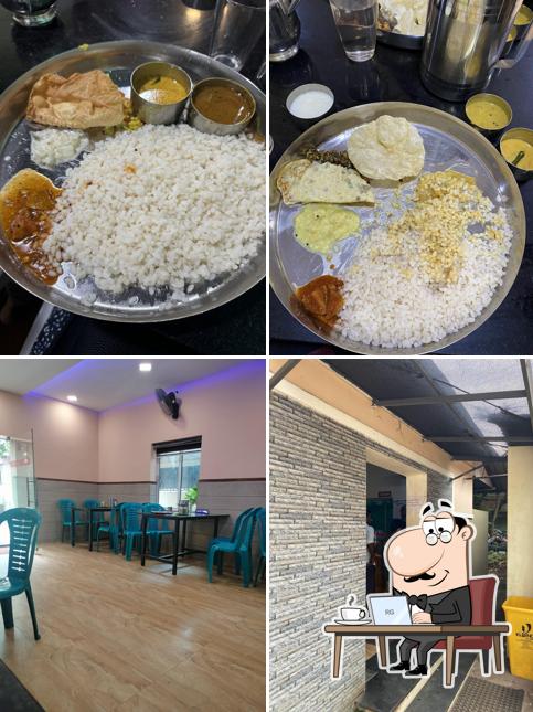 The photo of Police Canteen’s interior and food