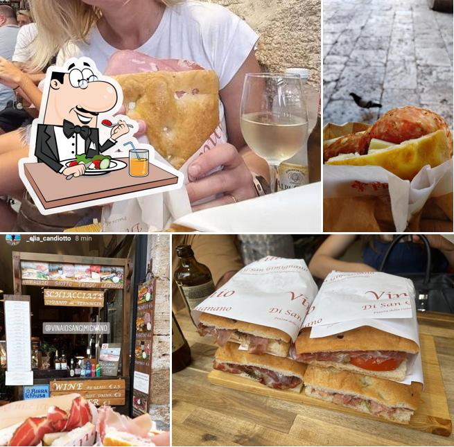 Platti al Vinaio di San Gimignano