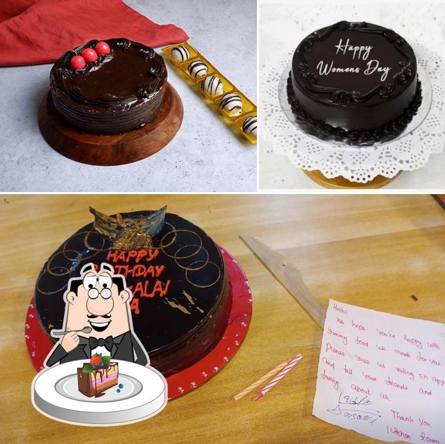 Chocolate cake at Tanish Bubble Cafe ( Pizza, Sandwich, Burger, Ice cream, Milkshakes, Fresh Juice )