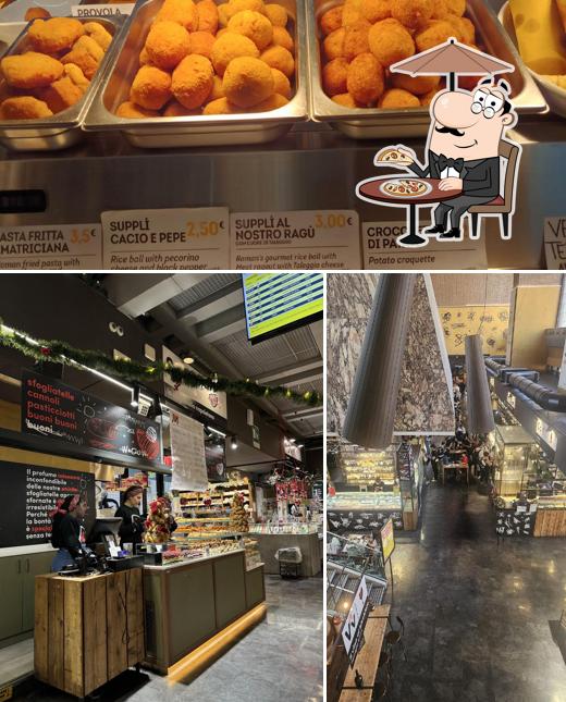 Tra le varie cose da Mercato Centrale Roma si possono trovare la esterno e cibo