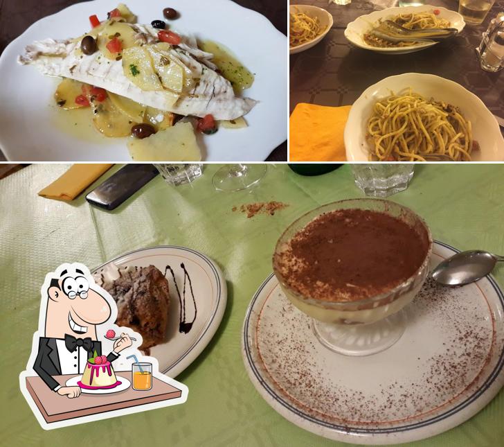 La Locanda del Contadino "marino" propone un'ampia varietà di dessert