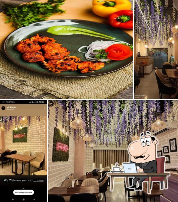 Take a seat at one of the tables at AD's Kitchen