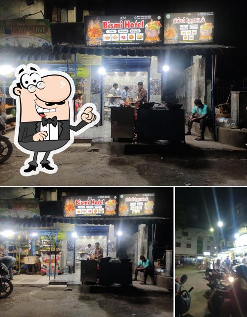 The exterior of Bismi Hotel