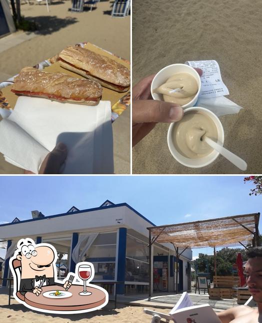 La foto di cibo e esterno da Lido Zio Fiore
