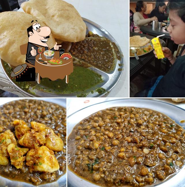 Food at Chhole Bhature Shop