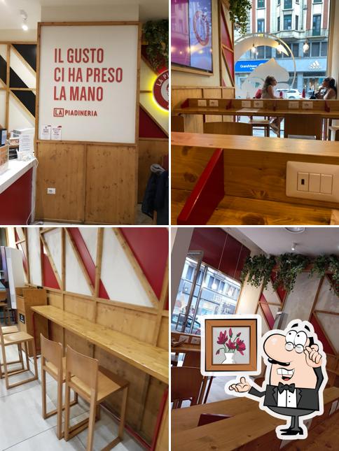 Gli interni di La Piadineria