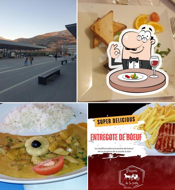 Platti al Pizzeria de la Poste