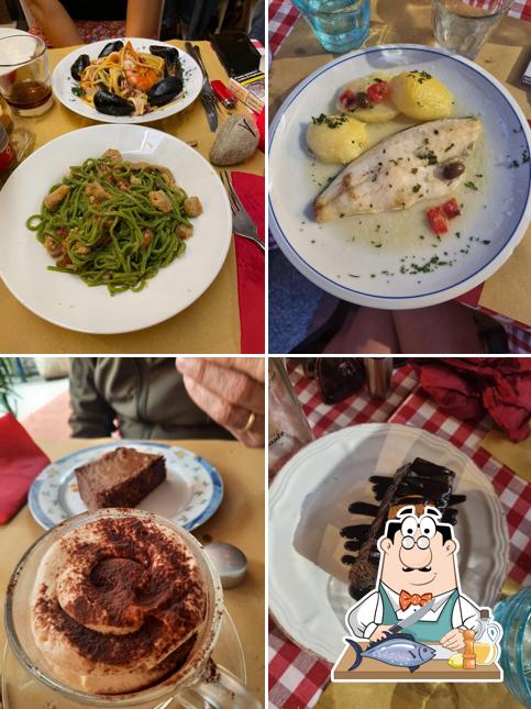 Salmone grigliato al Trattoria da Barbara