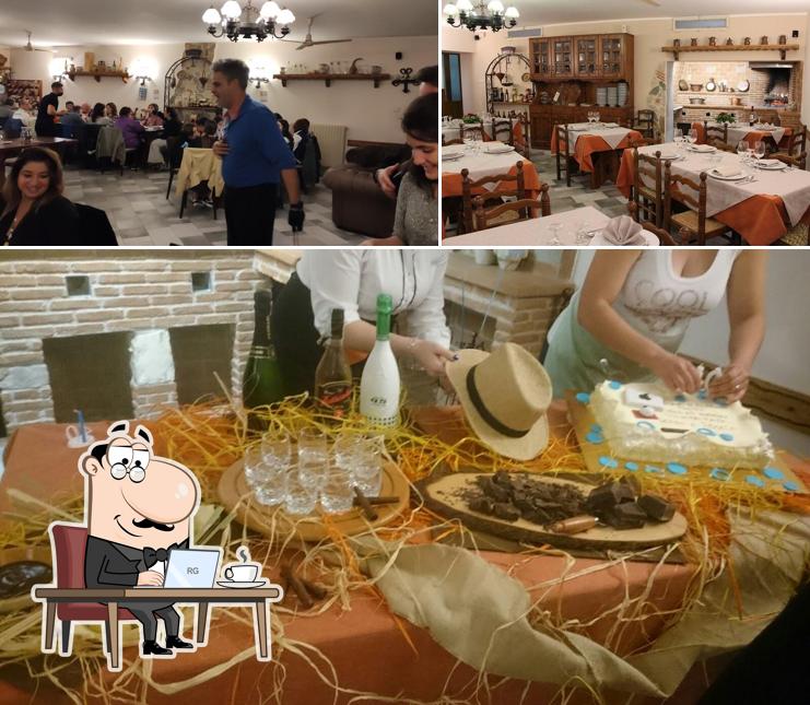 Dai un'occhiata agli interni di Il Borgo da Modesto