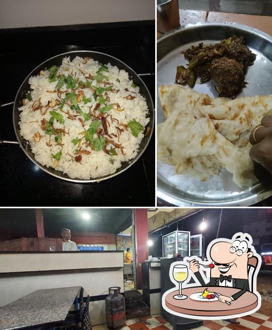 The picture of food and interior at Usthad Hotel