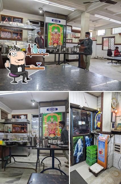 The interior of Hotel Sree Balaji Bhavan