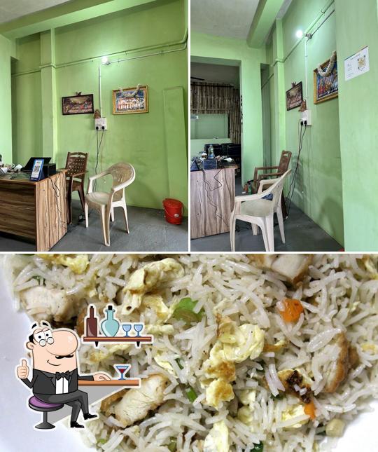 The picture of interior and food at Nitham Oru Biriyani