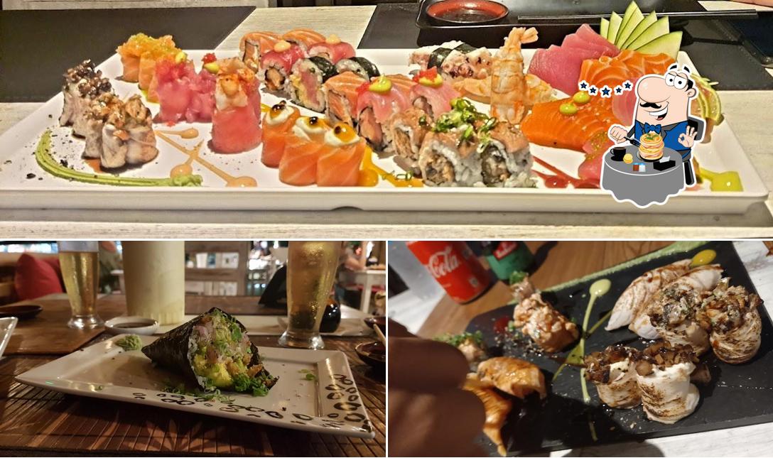 Comida em Sushi Yang Restaurante Japonês