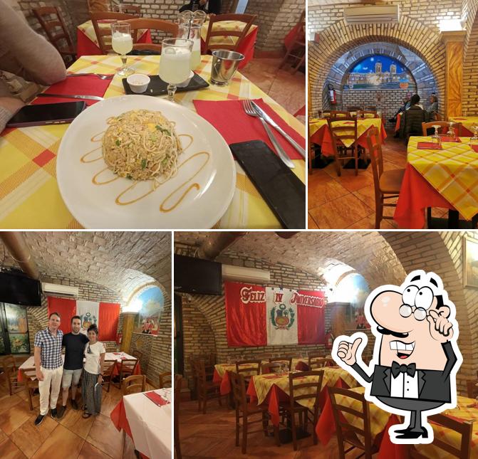 Gli interni di Inka Chicken