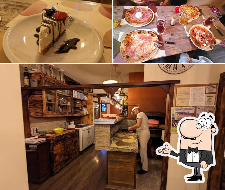 Bar Pizzeria Trattoria del Volante si caratterizza per la interni e cibo