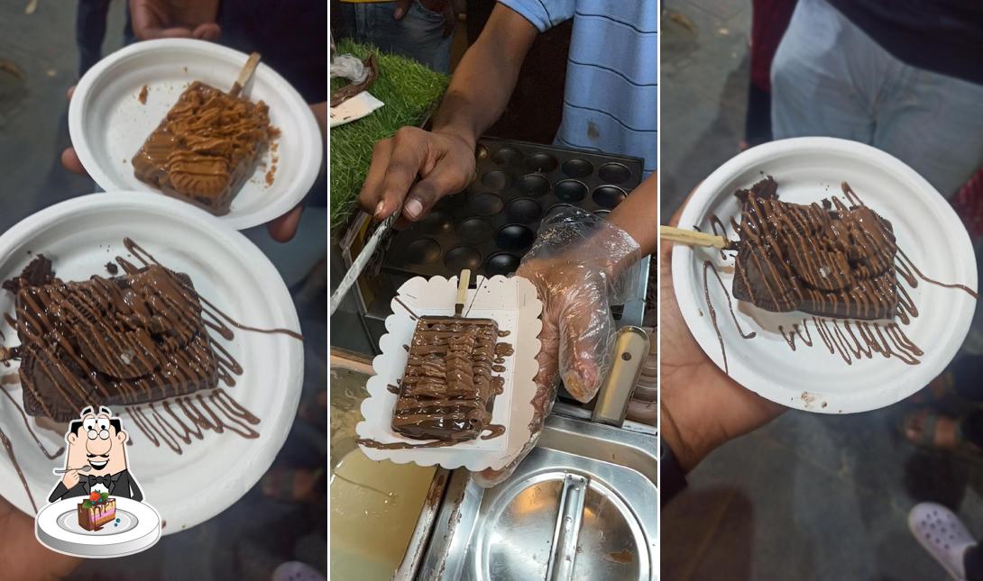 Chocolate cake at Lolly waffle