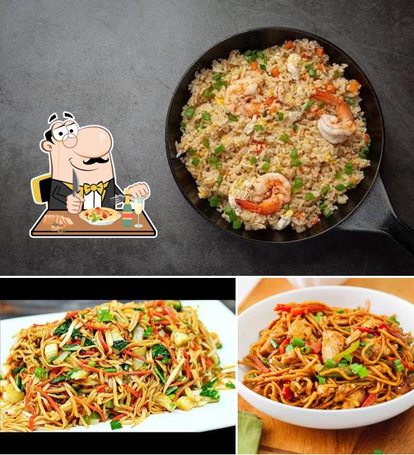 Pad thai at Red bowl chinese point