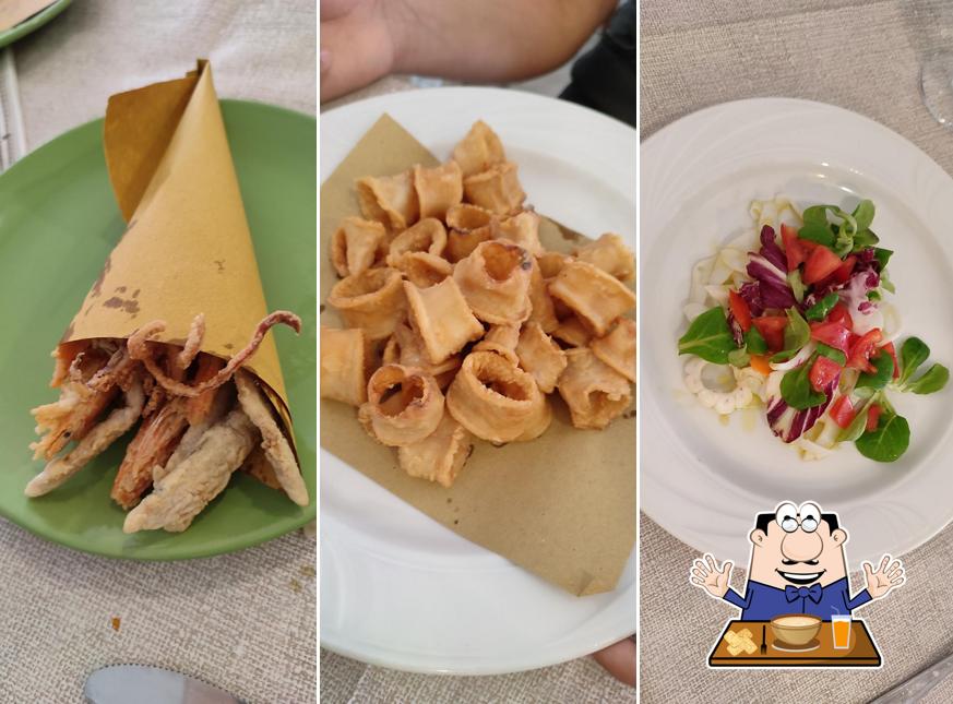 Platti al Trattoria "Gente Di Mare"