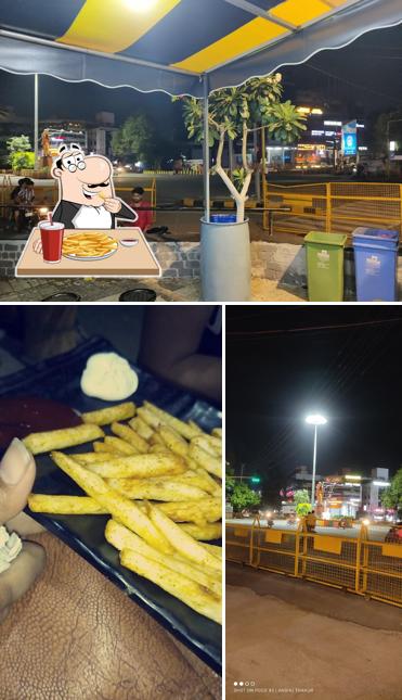 French fries at Tealogy, Dr. Ambedkar Square