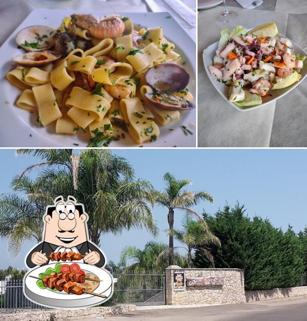 Questa è la foto che presenta la cibo e esterno di Coco Jambo