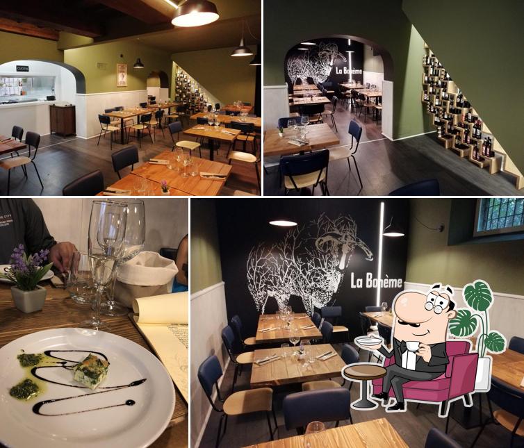 Gli interni di La Bohème Ristorante Pizzeria