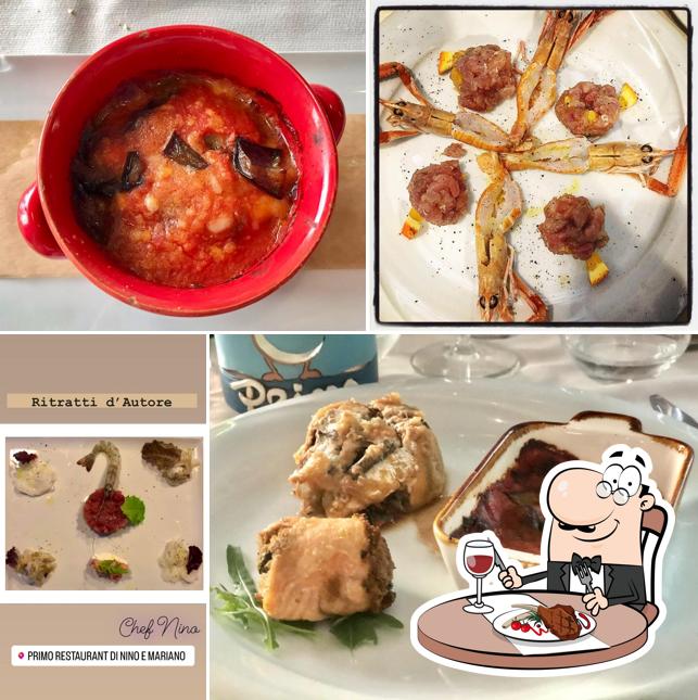 Prova i piatti di carne a Primo restaurant