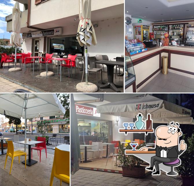 Gli interni di Cafè Blue Moon Pasticceria