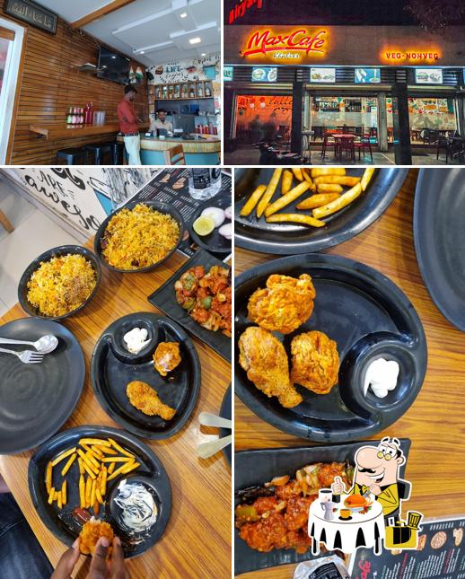 Max Cafe khalis is distinguished by food and interior