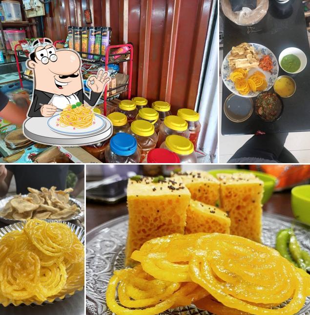 Spaghetti carbonara at Dwarkadhish Farsan & Sweets(Gujarati)