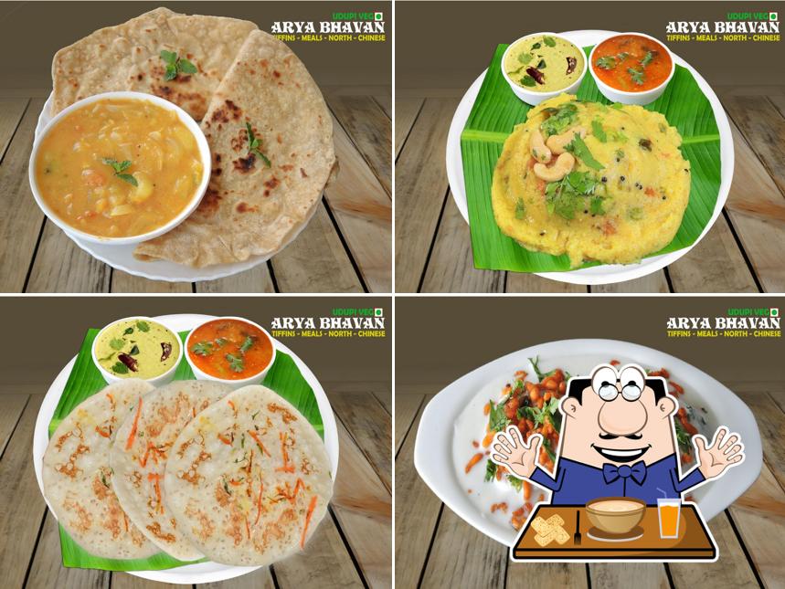 Food at Arya Bhavan Veg