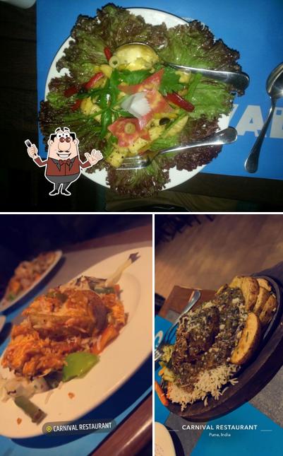 Food at Carnival Resto Bar