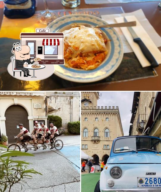 La immagine di esterno e bevanda da Ristorante Vecchia Stazione